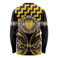 Aotearoa Ngati Porou Personalised Long Sleeve Shirt Maori Iwi Poutama Puhoro Tattoo