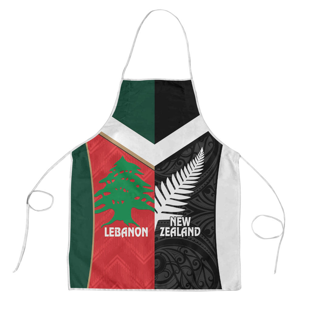 Rugby New Zealand and Lebanon Apron All Black Cedars Together LT14 Multicolor - Polynesian Pride