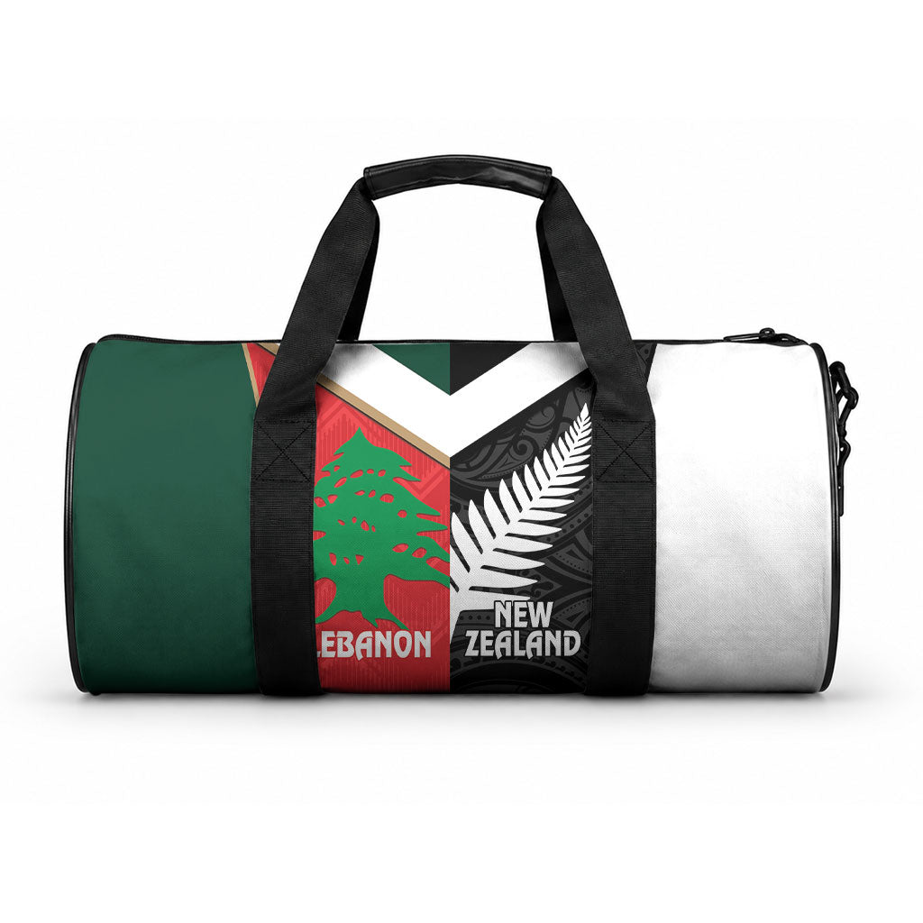 Rugby New Zealand and Lebanon Duffle Bag All Black Cedars Together LT14 One size Multicolor - Polynesian Pride