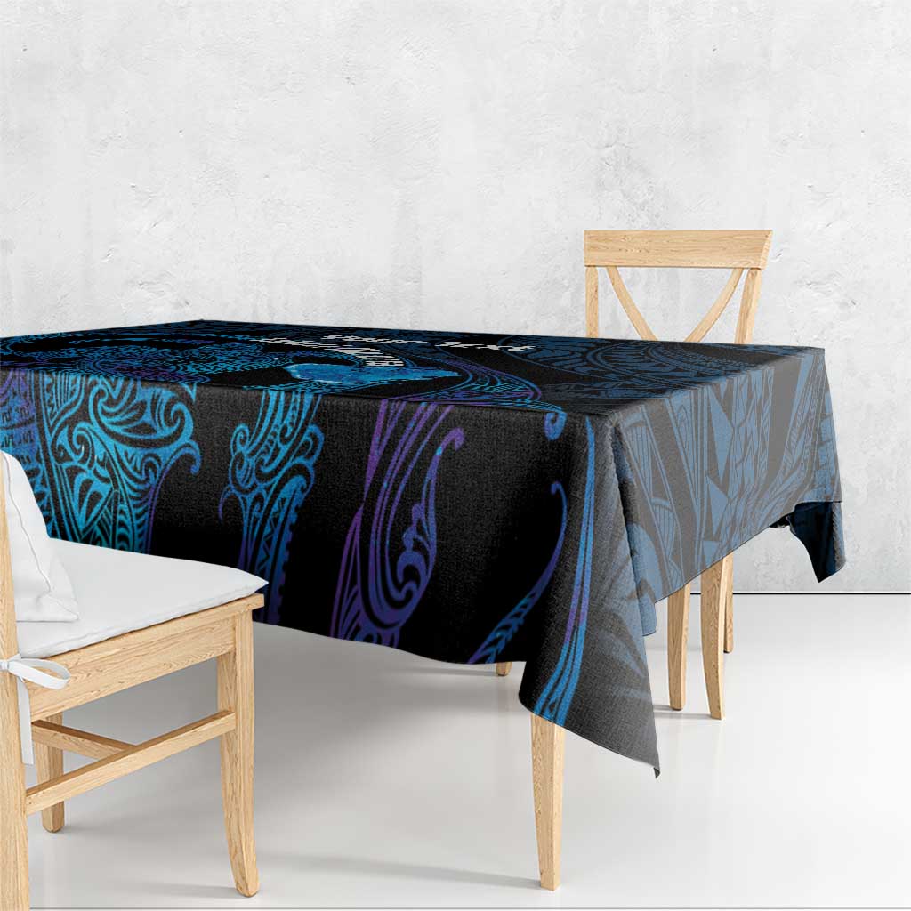 Personalised Tahiti Moorea Atoll Tablecloth Polynesian Sea Turtle LT14 - Polynesian Pride