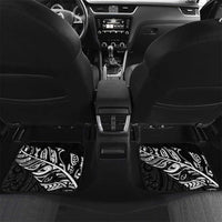 New Zealand and Ireland Rugby Custom Car Mats Maori Tiki Fern Irish Celtic Cross - Polynesian Pride