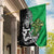 New Zealand and Ireland Rugby Custom Garden Flag Maori Tiki Fern Irish Celtic Cross - Polynesian Pride