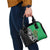 New Zealand and Ireland Rugby Custom Shoulder Handbag Maori Tiki Fern Irish Celtic Cross - Polynesian Pride