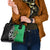 New Zealand and Ireland Rugby Custom Shoulder Handbag Maori Tiki Fern Irish Celtic Cross - Polynesian Pride