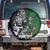 New Zealand and South Africa Rugby Custom Spare Tire Cover Maori Tiki Fern Springboks Kente Pattern - Polynesian Pride
