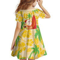 Aloha Hawaii Christmas Family Matching Mermaid Dress and Hawaiian Shirt Mele Kalikimaka Funny Santa Palaka Quilt Motifs - Polynesian Pride