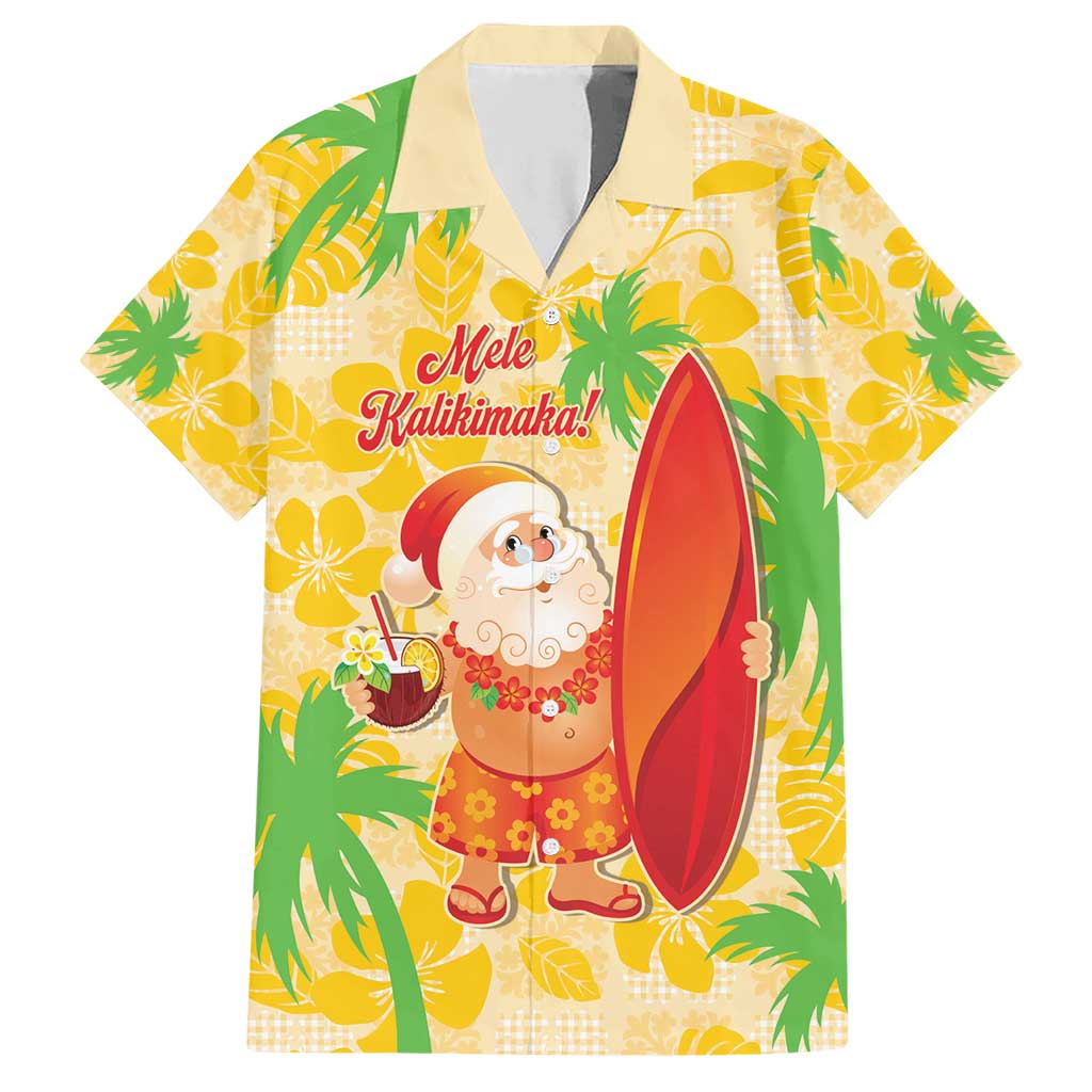 Aloha Hawaii Christmas Family Matching Short Sleeve Bodycon Dress and Hawaiian Shirt Mele Kalikimaka Funny Santa Palaka Quilt Motifs - Polynesian Pride