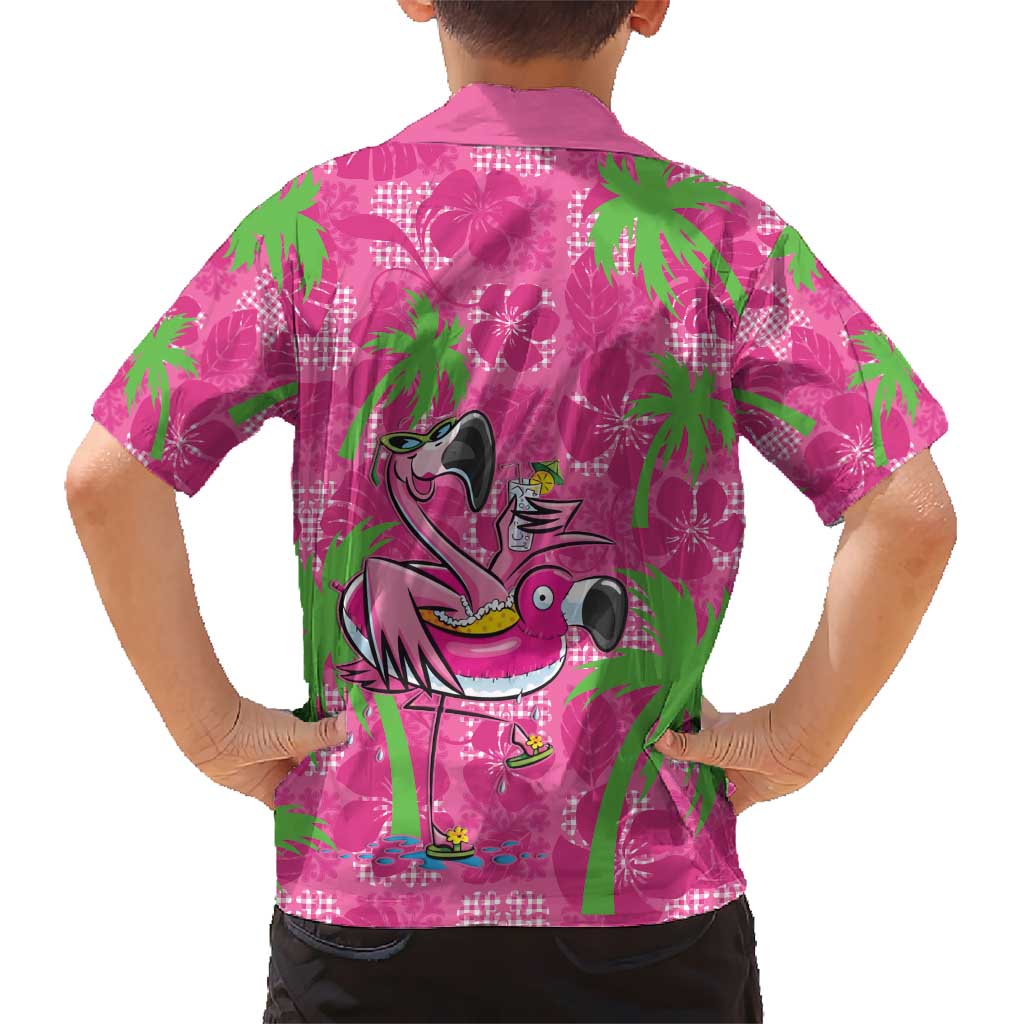 Aloha Hawaii Christmas Hawaiian Shirt Mele Kalikimaka Chill Flamingo Palaka Quilt Motifs - Polynesian Pride