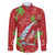 Aloha Hawaii Christmas Family Matching Mermaid Dress and Hawaiian Shirt Mele Kalikimaka Windsurfing Santa Palaka Quilt Motifs - Polynesian Pride