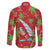 Aloha Hawaii Christmas Family Matching Mermaid Dress and Hawaiian Shirt Mele Kalikimaka Windsurfing Santa Palaka Quilt Motifs - Polynesian Pride