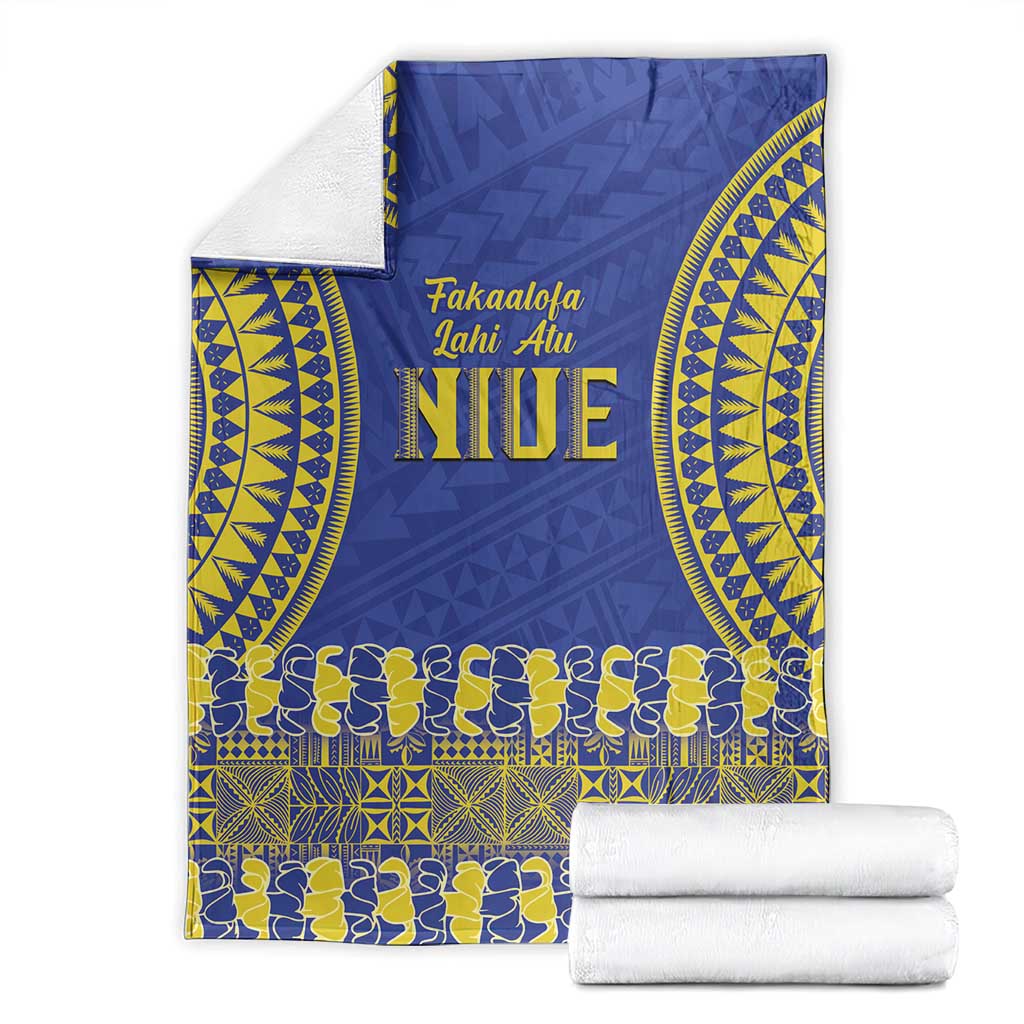 Fakaalofa Lahi Atu Niue Blanket Siapo Pattern With Puakenikeni