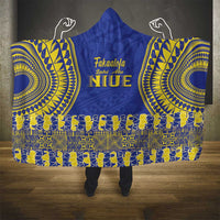 Fakaalofa Lahi Atu Niue Hooded Blanket Siapo Pattern With Puakenikeni LT14 - Polynesian Pride