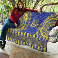 Fakaalofa Lahi Atu Niue Quilt Siapo Pattern With Puakenikeni LT14 - Polynesian Pride