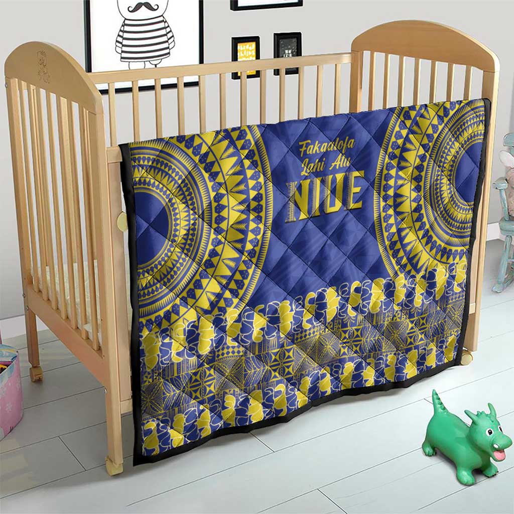 Fakaalofa Lahi Atu Niue Quilt Siapo Pattern With Puakenikeni LT14 - Polynesian Pride