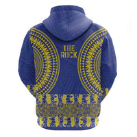Fakaalofa Lahi Atu Niue Zip Hoodie Siapo Pattern With Puakenikeni