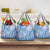 Niue Language Week Grocery Bag The Rock Coconut Crab - Siapo Blue Pastel