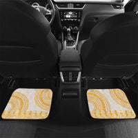 Niue Language Week Car Mats The Rock Coconut Crab - Siapo Gold Pastel