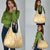 Niue Language Week Grocery Bag The Rock Coconut Crab - Siapo Gold Pastel