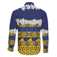 Tokelau Language Week Family Matching Summer Maxi Dress and Hawaiian Shirt Tokelauan Tuluma With Gardenia Thunbergia