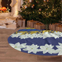 Tokelau Language Week Tree Skirt Tokelauan Tuluma With Gardenia Thunbergia LT14 - Polynesian Pride
