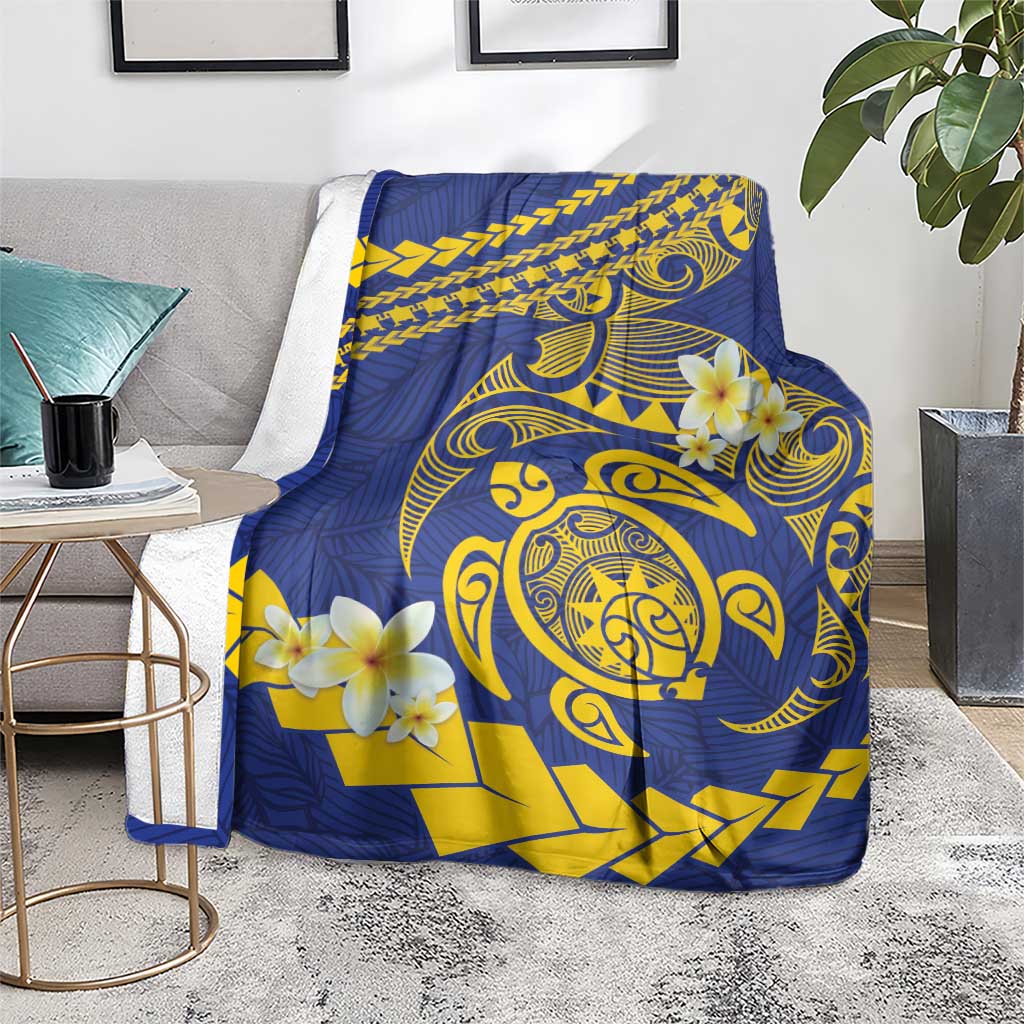 Te Vaiaho o te Gagana Tokelau Blanket Polynesian Turtle - Malo Ni!