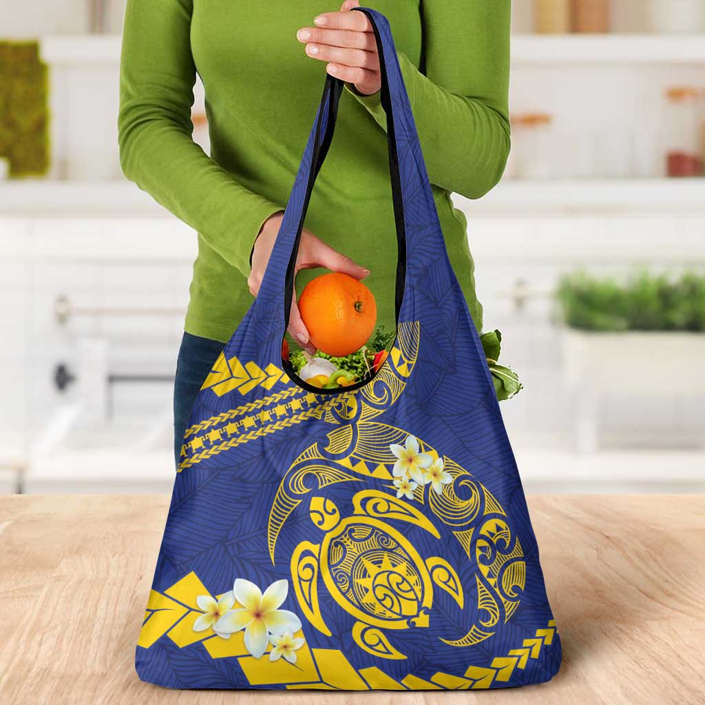 Te Vaiaho o te Gagana Tokelau Grocery Bag Polynesian Turtle - Malo Ni!