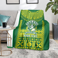 Fiji Tailevu Rugby Custom Blanket Go Champions Fijian Tapa Pattern LT14 - Polynesian Pride