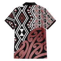 New Zealand Family Matching Tank Maxi Dress and Hawaiian Shirt Aotearoa Kowhaiwhai Mix Taniko Art LT14 - Polynesian Pride