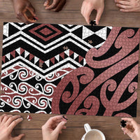 New Zealand Puzzle Aotearoa Kowhaiwhai Mix Taniko Art - Polynesian Pride