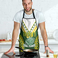 Avaiki Cook Islands Rugby Apron Kuki Airani Tatau Green LT14 - Polynesian Pride
