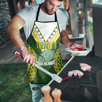 Avaiki Cook Islands Rugby Apron Kuki Airani Tatau Green LT14 - Polynesian Pride