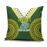 Avaiki Cook Islands Rugby Pillow Cover Kuki Airani Tatau Green LT14 Green - Polynesian Pride