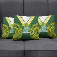 Avaiki Cook Islands Rugby Pillow Cover Kuki Airani Tatau Green LT14 - Polynesian Pride