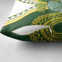 Avaiki Cook Islands Rugby Pillow Cover Kuki Airani Tatau Green LT14 - Polynesian Pride