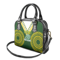 Avaiki Cook Islands Rugby Shoulder Handbag Kuki Airani Tatau Green LT14 - Polynesian Pride