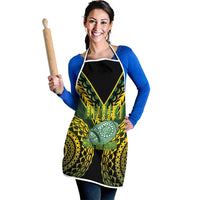 Avaiki Cook Islands Rugby Apron Kuki Airani Tatau Black LT14 - Polynesian Pride