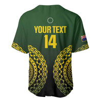 Custom Avaiki Cook Islands Rugby Baseball Jersey Kuki Airani Tatau Black - Polynesian Pride