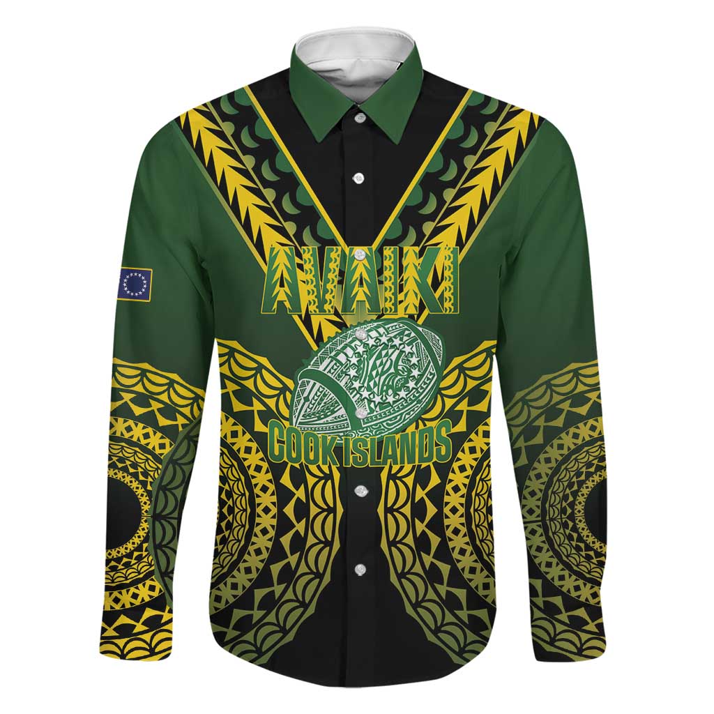 Custom Avaiki Cook Islands Rugby Family Matching Short Sleeve Bodycon Dress and Hawaiian Shirt Kuki Airani Tatau Black - Polynesian Pride