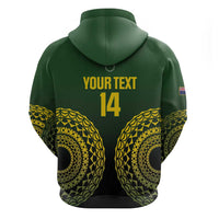 Custom Avaiki Cook Islands Rugby Hoodie Kuki Airani Tatau Black LT14 - Polynesian Pride