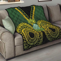 Avaiki Cook Islands Rugby Quilt Kuki Airani Tatau Black LT14 - Polynesian Pride