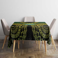 Avaiki Cook Islands Rugby Tablecloth Kuki Airani Tatau Black LT14 - Polynesian Pride