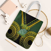 Avaiki Cook Islands Rugby Tote Bag Kuki Airani Tatau Black LT14 White Strap One Size Black - Polynesian Pride