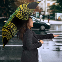 Avaiki Cook Islands Rugby Umbrella Kuki Airani Tatau Black LT14 - Polynesian Pride