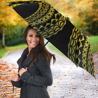 Avaiki Cook Islands Rugby Umbrella Kuki Airani Tatau Black LT14 - Polynesian Pride