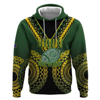 Custom Avaiki Cook Islands Rugby Zip Hoodie Kuki Airani Tatau Black LT14 Pullover Hoodie Black - Polynesian Pride
