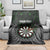 Personalised New Zealand Darts Blanket Dartboard Maori Fern Puhoro Art