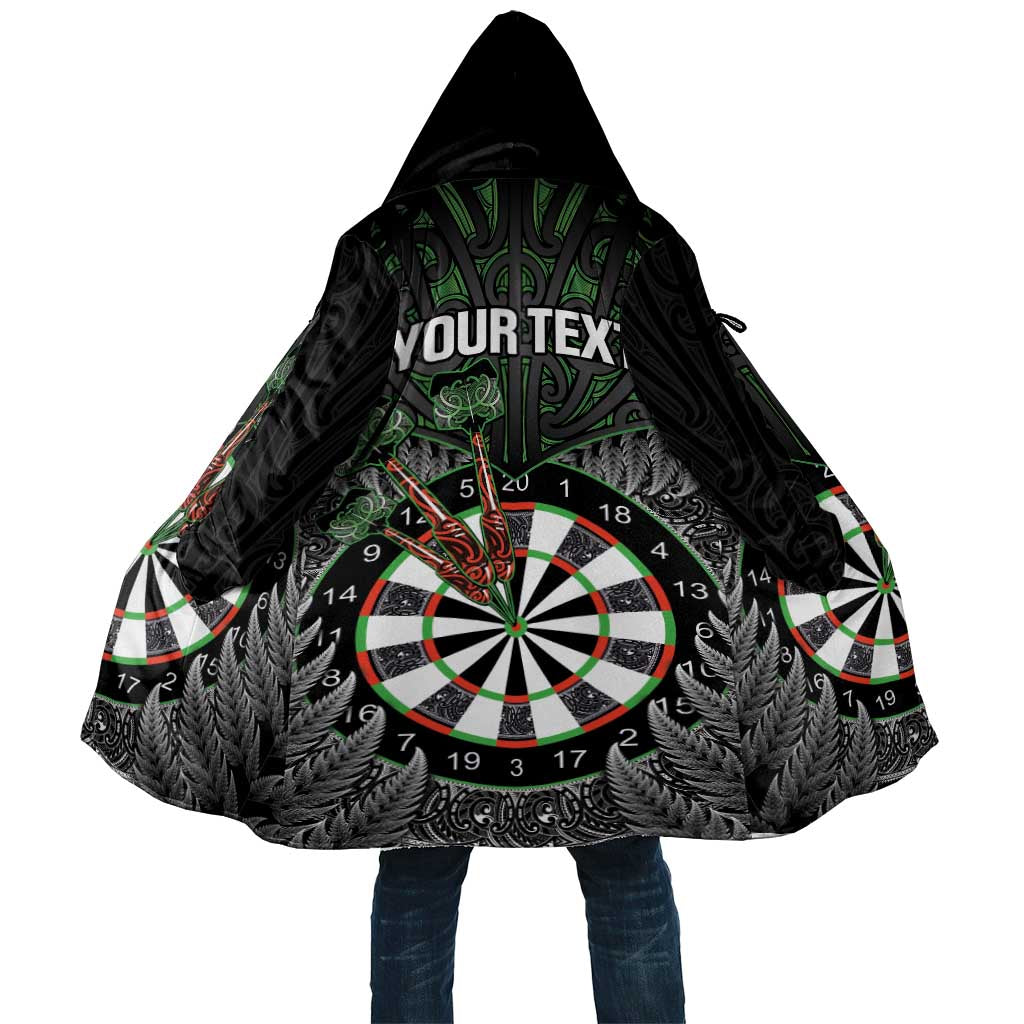Personalised New Zealand Darts Cloak Dartboard Maori Fern Puhoro Art - Polynesian Pride