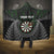 Personalised New Zealand Darts Hooded Blanket Dartboard Maori Fern Puhoro Art
