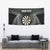 Personalised New Zealand Darts Tapestry Dartboard Maori Fern Puhoro Art