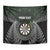Personalised New Zealand Darts Tapestry Dartboard Maori Fern Puhoro Art